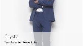  Presentation with men shoes - PPT layouts enhanced with men-s-beauty-fashion-handsome background and a white colored foreground