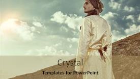  Presentation with beauty - Audience pleasing theme consisting of men-s-beauty-fashion-handsome backdrop and a coral colored foreground