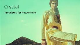  Presentation with mens fashion black - Audience pleasing slides consisting of men-s-beauty-fashion-handsome backdrop and a mint green colored foreground