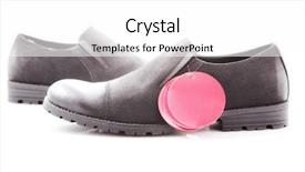  Presentation with dress shoes - Beautiful theme featuring shoes with red price tag backdrop and a white colored foreground