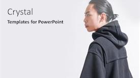  Presentation with black man fashion - PPT layouts having men-s-fashion-lifestyle-stylish background and a sky blue colored foreground