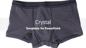  Presentation with boxer - Slide set consisting of men-s-striped-boxer-briefs background and a dark gray colored foreground