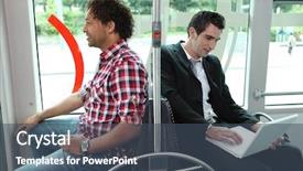  Presentation with bus transportation - PPT layouts having men sitting on the bus background and a ocean colored foreground