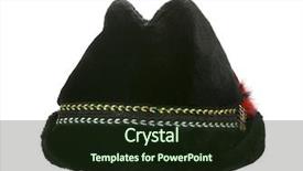  Presentation with old black men - Slides having men wormen clothing - old winter furry black hat background and a wine colored foreground