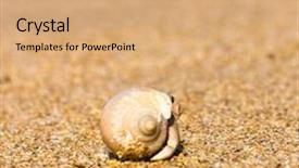  Presentation with alien - PPT theme with menacing eyes alien creature background and a coral colored foreground