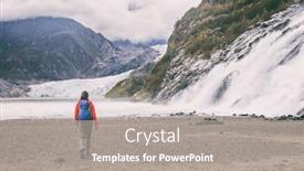  Presentation with alaska airplane - Slides enhanced with mendenhall-glacier-in-juneau-alaska background and a gray colored foreground