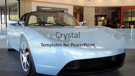 Presentation with car park - Amazing slide deck having menlo-park-july-31-tesla backdrop and a light blue colored foreground