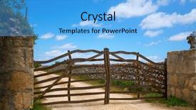  Presentation with olive tree - Amazing presentation having menorca traditional olive tree wooden fence gate in balearic islands backdrop and a light blue colored foreground