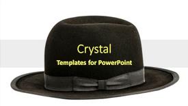  Presentation with amish - PPT theme featuring mens-amish-hat-isolated background and a wine colored foreground