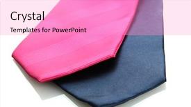  Presentation with blue pink - Audience pleasing slide deck consisting of mens day - pink and blue ties isolated backdrop and a lilac colored foreground