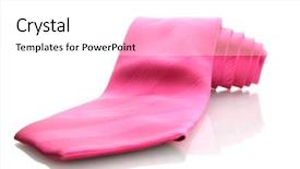  Presentation with pink and white roses country - Slide set featuring mens day - pink tie isolated on white background and a  colored foreground