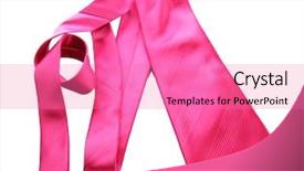  Presentation with pink and white balloons - PPT layouts consisting of mens day - pink tie isolated on white background and a coral colored foreground