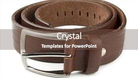  Presentation with leather - Cool new presentation theme with mens leather belt with metal backdrop and a  colored foreground