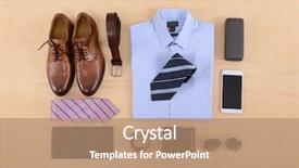  Presentation with mens fashion black - Cool new PPT layouts with men's mans fashion backdrop and a coral colored foreground