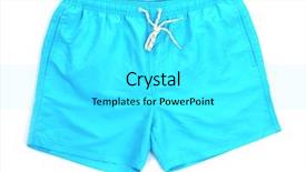  Presentation with monarch butterfly isolated on white - Slides having mens shorts isolated on white background and a white colored foreground