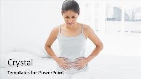  Presentation with stomach - Presentation design featuring baalbeck - classical greek architecture background and a dark gray colored foreground.