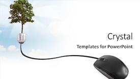  Presentation with tree - Slide deck enhanced with mental calculation - computer mouse wire background and a white colored foreground