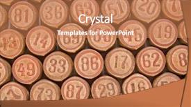  Presentation with numbers - Amazing slides having mental calculation - lotto game numbers background backdrop and a coral colored foreground
