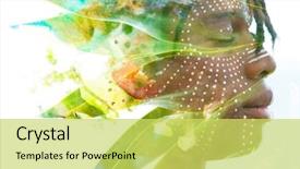  Presentation with mental wellbeing - Slides enhanced with mental health - he is one with nature background and a yellow colored foreground