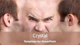  Presentation with panoramic - Audience pleasing slides consisting of mental health - panoramic face of very malicious backdrop and a coral colored foreground