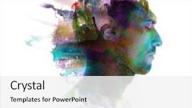  Presentation with sexy - PPT theme enhanced with mental health - profile portrait of a sexy background and a white colored foreground