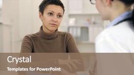  Presentation with depressed - Presentation featuring mental health - psychologist and depressed patient background and a violet colored foreground