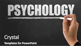  Presentation with psychology - Slide set with mental health - psychology background and a dark gray colored foreground