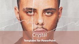  Presentation with mental health - Slide deck featuring mental-health-concept-with-creased background and a coral colored foreground