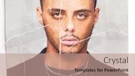  Presentation with mental health - Amazing slide deck having mental-health-concept-with-creased backdrop and a coral colored foreground