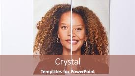  Presentation with mental health - Cool new PPT theme with mental-health-concept-with-picture backdrop and a red colored foreground