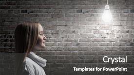  Presentation with mental health education - Colorful theme enhanced with mental health education - young thoughtful girl of school backdrop and a dark gray colored foreground