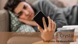  Presentation with mental health - Slide deck consisting of mental-health-psychological-help background and a coral colored foreground