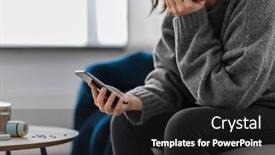  Presentation with mental health - Presentation design featuring mental-health-psychological-help background and a black colored foreground