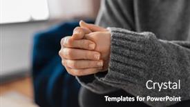  Presentation with mental-health - PPT theme consisting of mental-health-psychological-problem and a dark gray colored foreground