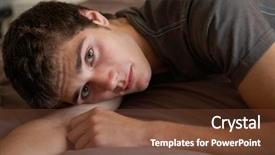  Presentation with teens - Amazing PPT theme having 3d render text in 70 percent in red on white background with reflection backdrop and a lemonade colored foreground