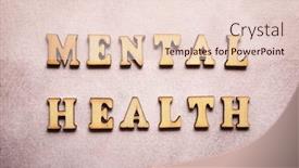  Presentation with mental health - Presentation theme consisting of mental-health-text background and a lemonade colored foreground