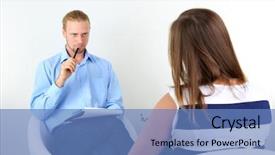  Presentation with problem in hotel - Colorful PPT theme enhanced with mental heath - woman with problem for psychologist backdrop and a  colored foreground