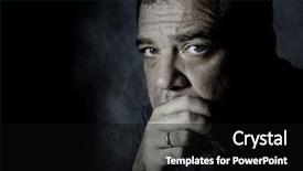  Presentation with mental illness - Cool new slide deck with mental illness - man fustrated backdrop and a black colored foreground