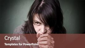  Presentation with depressed - Audience pleasing PPT theme consisting of tawny eagle nesting on a tree masai mara backdrop and a tawny brown colored foreground