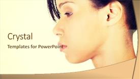  Presentation with depression - Cool new PPT layouts with mental illness - young beautiful woman in depression backdrop and a white colored foreground