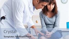  Presentation with mentally - PPT theme enhanced with mentally-ill-woman-patient-during and a light blue colored foreground