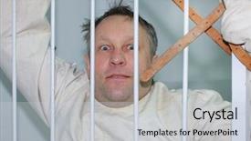  Presentation with mental hospital - Amazing presentation theme having mentally unstable patient alcoholic backdrop and a light gray colored foreground