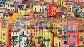  Presentation with france history - Cool new slide set with menton french riviera france backdrop and a coral colored foreground