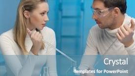  Presentation with man vs woman - Colorful PPT layouts enhanced with mentoring pictures - picture of man and woman backdrop and a teal colored foreground