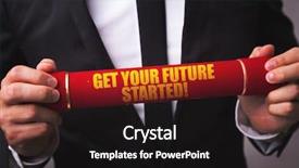  Presentation with future of work - Theme featuring study oversea - get your future started background and a black colored foreground