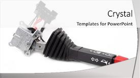  Presentation with automotive - Slide deck featuring automotive menu - understeering's light switch car background and a white colored foreground