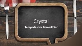  Presentation with frame - Cool new PPT theme with menu-blackboard-frame-on-old backdrop and a dark gray colored foreground