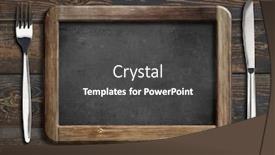  Presentation with blackboard - Amazing slide set having menu-blackboard-frame-on-old backdrop and a dark gray colored foreground