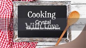  Presentation with cooking - Amazing theme having menu board - cooking with love concept chalkboard backdrop and a dark gray colored foreground