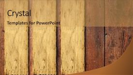  Presentation with antique paper texture - Beautiful presentation theme featuring menu board - vintage old grungy paper backdrop and a yellow colored foreground